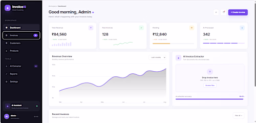 AI Invoice Automation Backend
I built