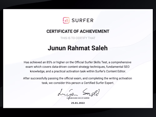 Certified Surfer SEO and Semrush SEO