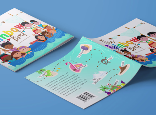 Children's Book Illustration The Rainbow Boat