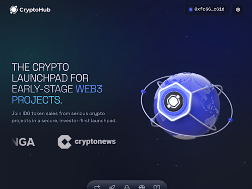 CryptoHub: A wallet-native launchpad for