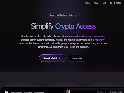 WalletX is a revolutionary multi-chain