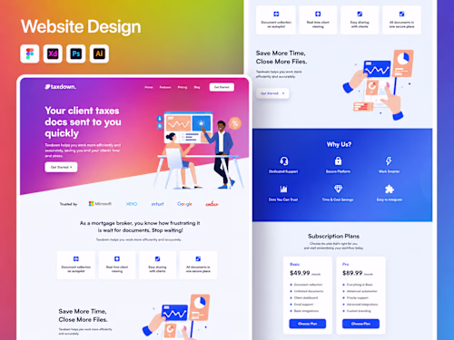 Gohighlevel Landing page design for
