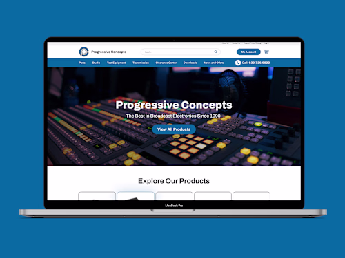 Crafted a modern, high-impact website