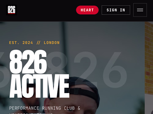 Brand Website — 826 Active:
Designed