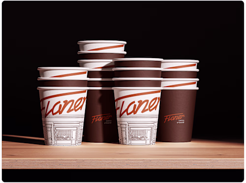 Flaner - Cafe & Bakery Identity