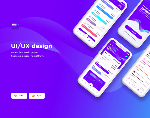 UX/UI Design - App PocketFlow
