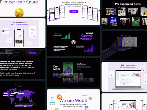 Web3, Cannabis, SaaS, B2B, B2C - Interactive Landing Page