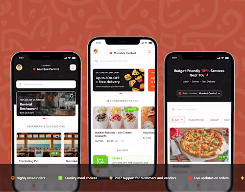 Tiffin - Food Ordering/Delivery Mobile Application