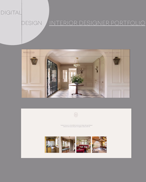 Interior designer portfolio 