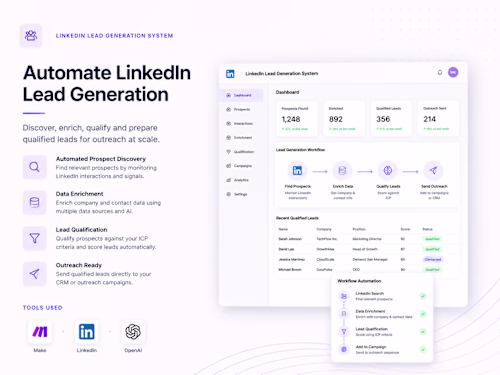 🎯 LinkedIn Lead Generation System
Finding