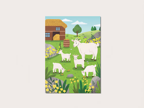 Scene-based illustrations for publishing projects,