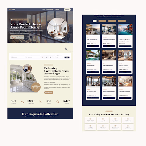 Project Title: StayHub|| Luxury Shortlet