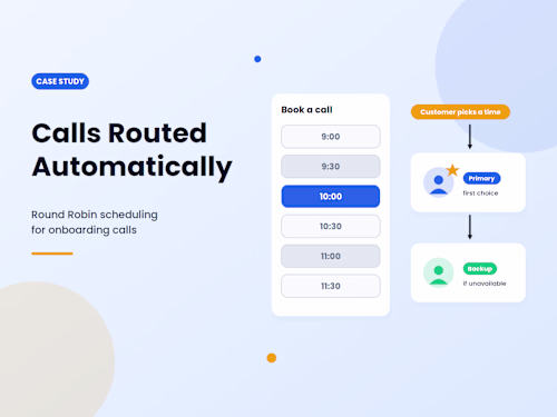 Round Robin Onboarding Call Scheduling 