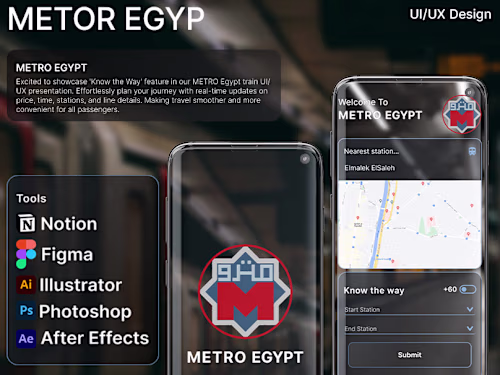 METRO EGYPT UI/UX Design 
