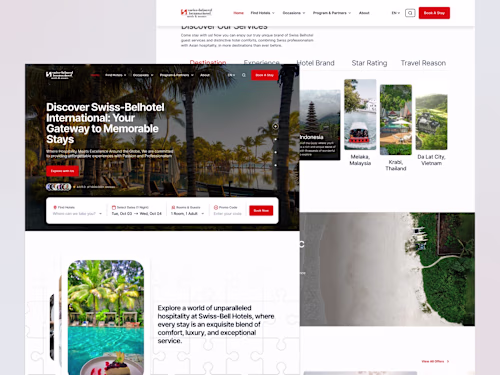 Minimalist Hotel Landing Page