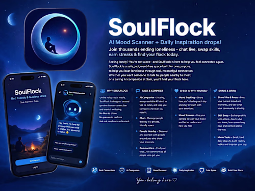 SoulFlock - Find friends and