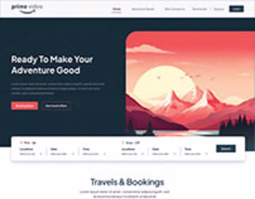 Adventure Landing Page