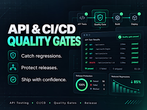 API Testing & CI/CD Quality Gates — SaaS Demo Project