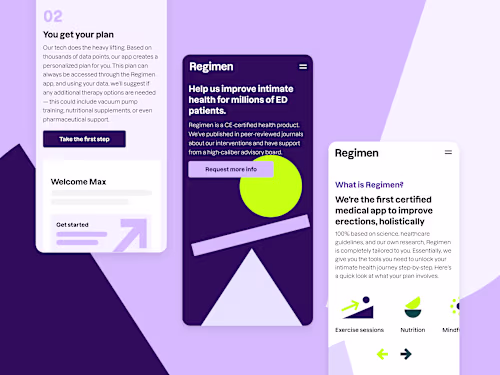 Guided Digital Experience for Regimen