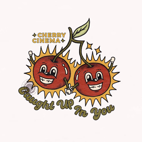 Vintage Illustration For Band Merchandise | Cherry Cinema