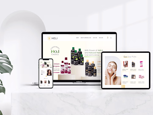 Beauty Ecommerce Website Design