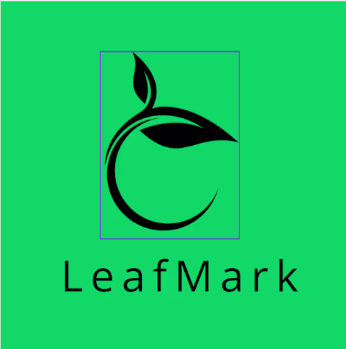 LeafMark Logo Design