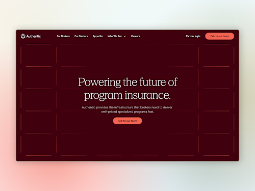 Authentic Re-Launch: Scalable B2B Website Infra in Framer