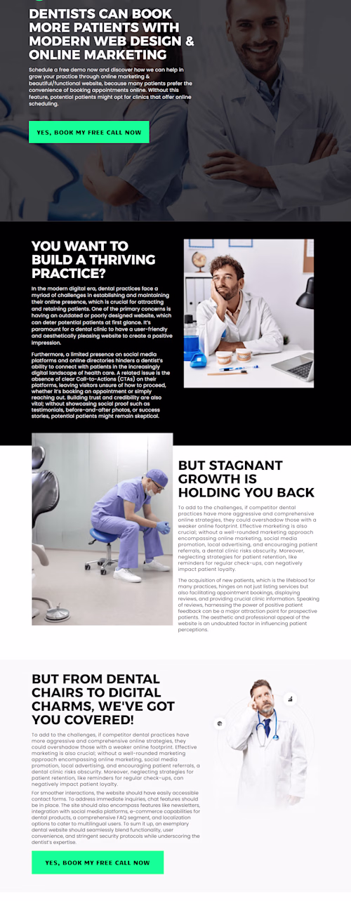 Design Dentists Website