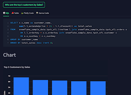 VannaAI Text-to-SQL over private databases