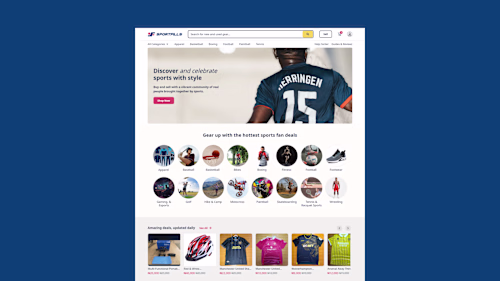 Sportfills E-commerce Platform Development
