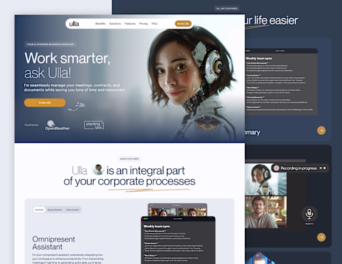 Ulla AI — Landing Page