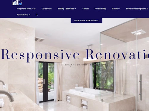 Responsive home page - ResponsiveRenovations