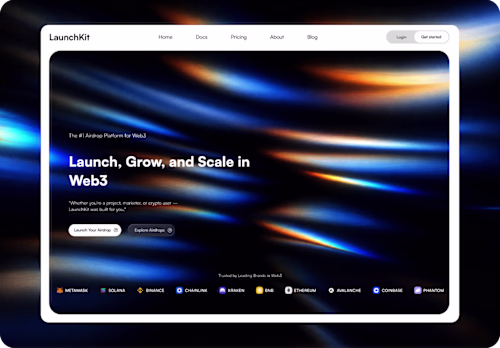 Web3 Landing Page Design