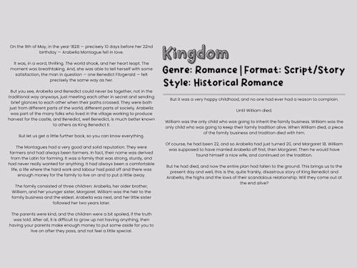 Kingdom: A Historical Romance excerpt