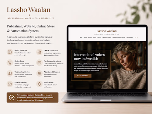 Lassbo Waalan - Publishing Website,