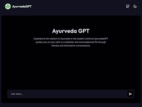Ayurveda GPT