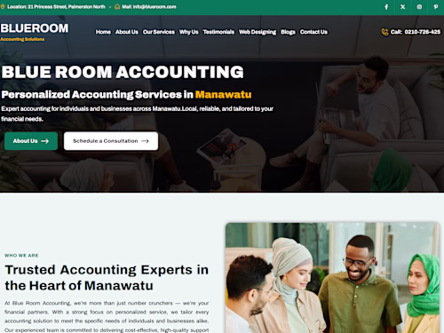 Blueroom Website Development