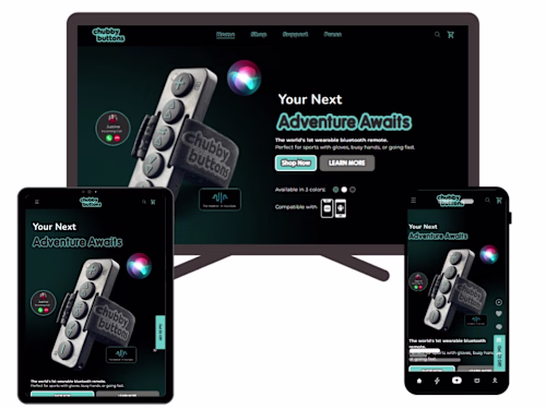 ChubbyButtons: Shopify Redesign — 20% Sales Increase