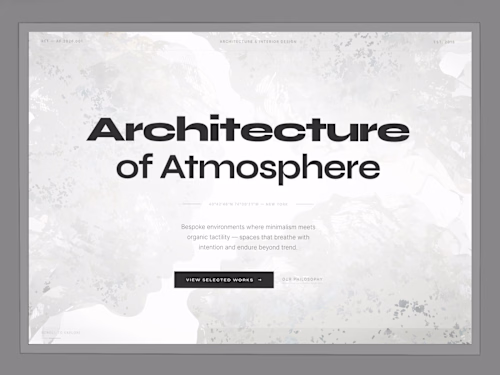 Auraform - Concept Architectural Identity & Presentation