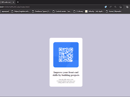 QR Code Page