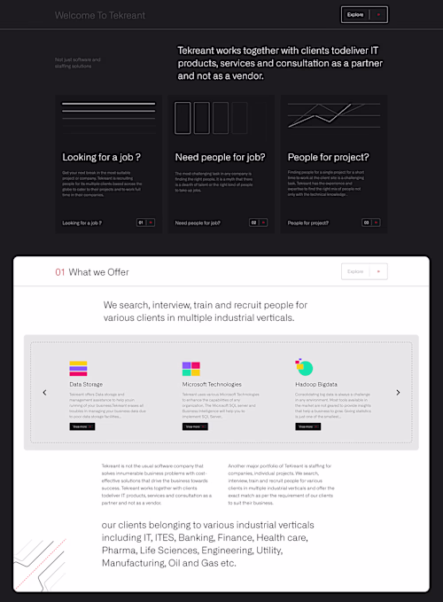 Tekreant-Staffing Company on Behance