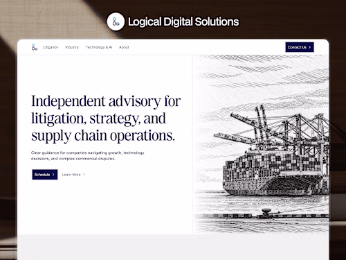 Logical Digital Solutions — Advisory Firm Website