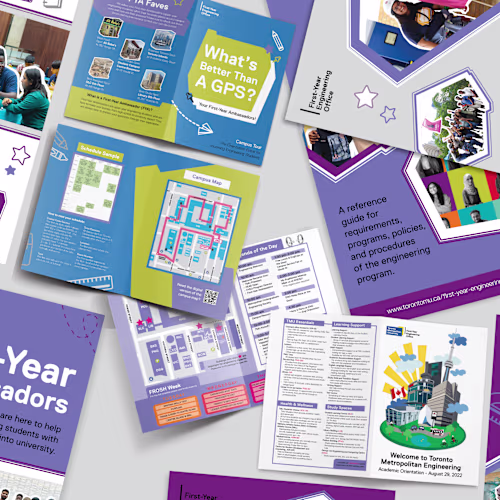 Flyer Design, Digital Assets, Branded Slidedeck for FYEO, TMU