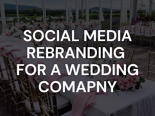 Luxury Social Media Rebranding for Amethyst Weddings & Décor