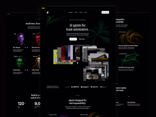 Lumira Website Concept & Creative Direction