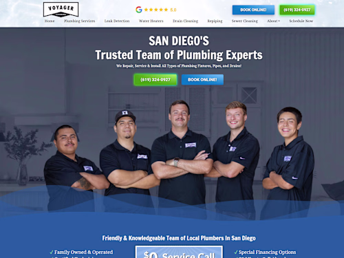 Voyager Plumbing — SEO-Driven WordPress