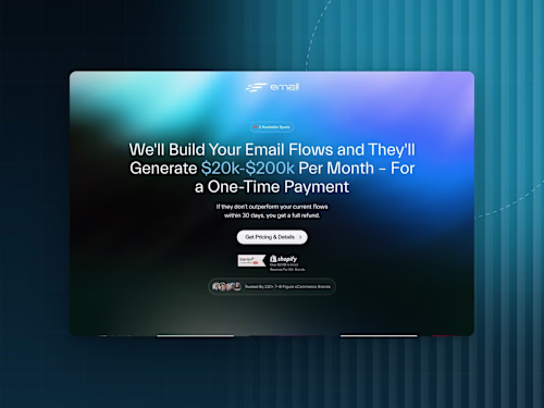 Email Engineers — Landing Page for an Email Marketing Agency