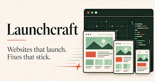 Launchcraft — Freelance Service Website
