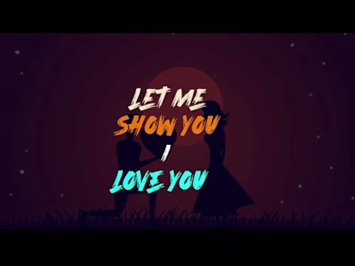 Lyrics video animation for a song 