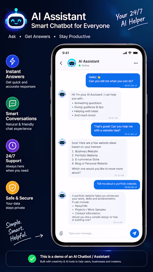 AI Assistant & Chatbot